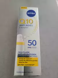 NIVEA - Q10 anti-rides expert - Soin fluide anti-uv quotidien FPS 50