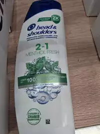 HEAD & SHOULDERS - Menthol fresh 2in1 - Shampooing anti pelliculaire 