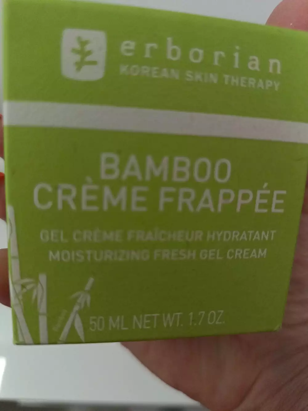 ERBORIAN - Bamboo crème frappée - Gel crème fraîcheur hydratant