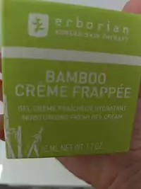ERBORIAN - Bamboo crème frappée - Gel crème fraîcheur hydratant