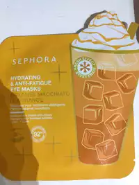 SEPHORA - Masque yeux hydratants défatigants parfum caramel macchiato