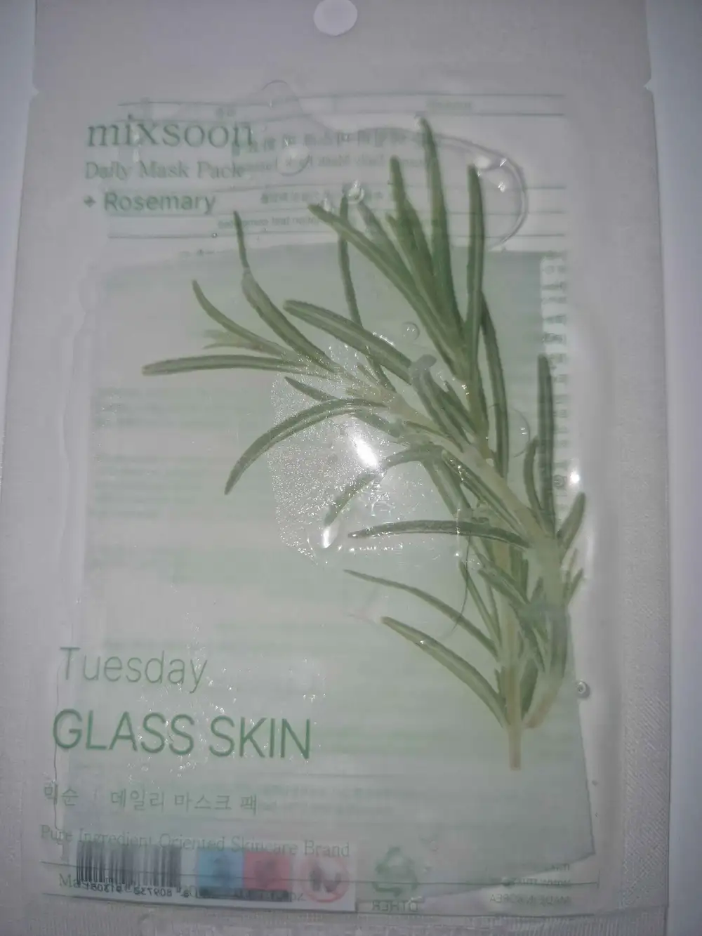 MIXSOON - Tuesday glass skin - Daily mask pack