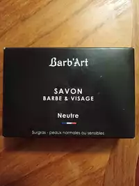 BARB'ART - Savon barbe & visage