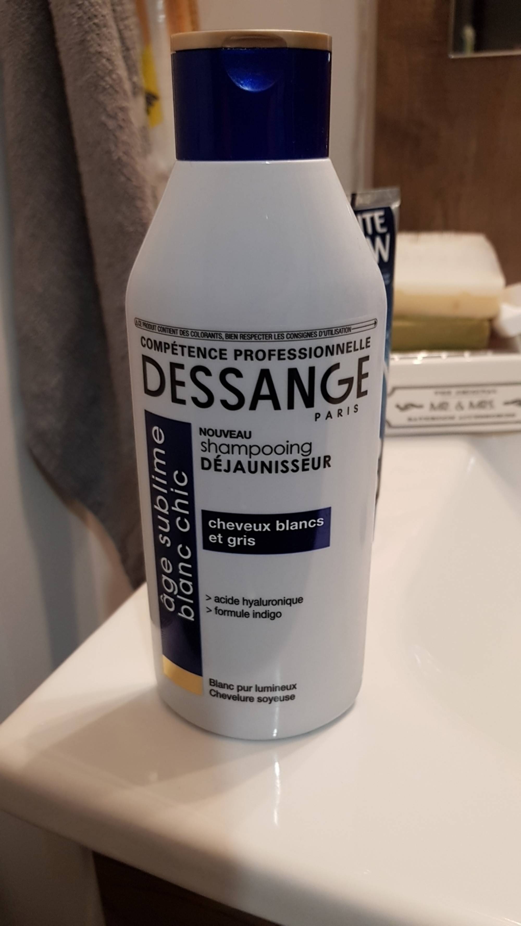 DESSANGE PARIS - Age sublime blanc chic - Shampooing déjaunisseur