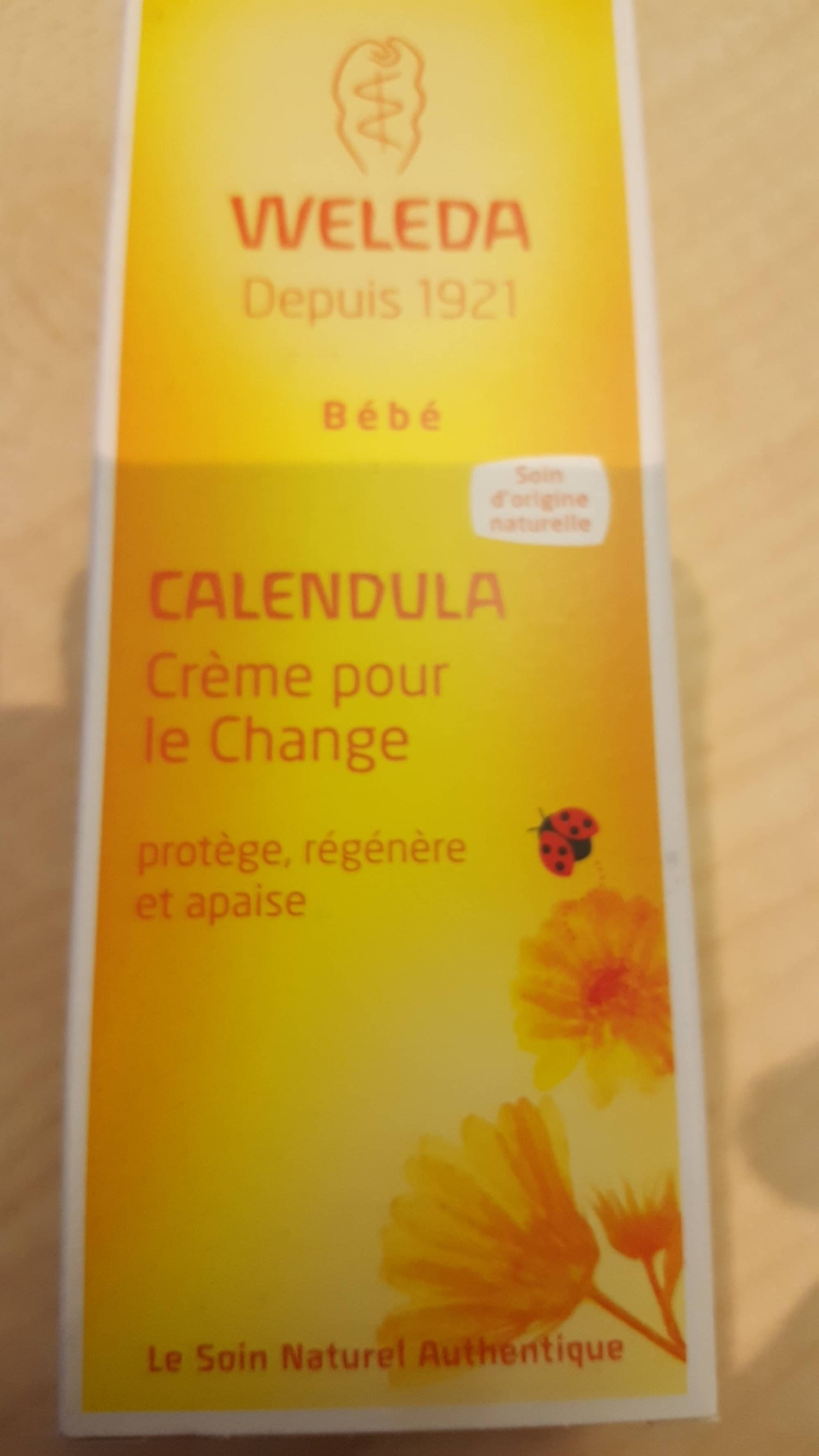 Crème pour le Change au Calendula - Weleda