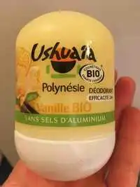 USHUAÏA - Polynésie déodorant vanille bio 24h