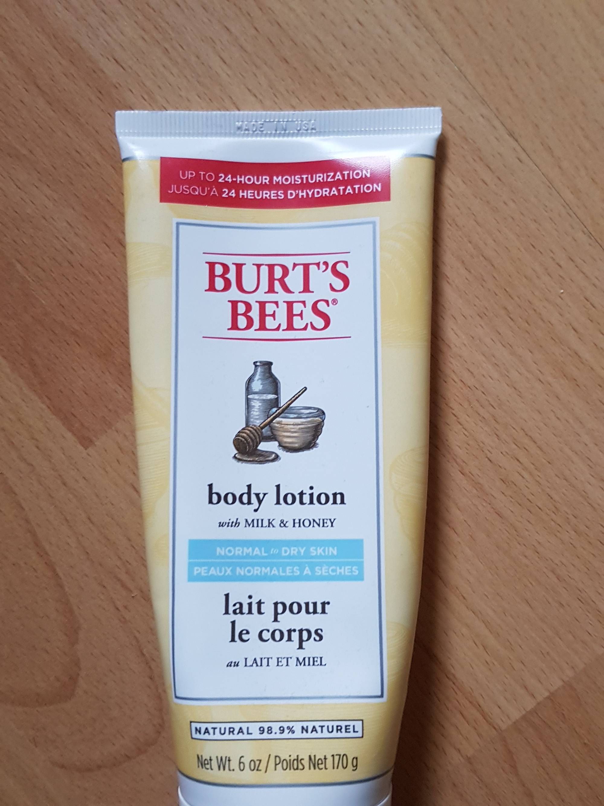 BURT'S BEES - Lait pour le corps au lait et miel