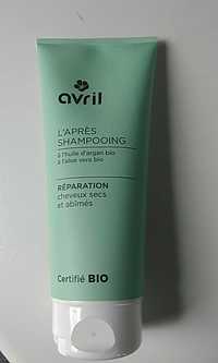 AVRIL - L'après shampooing - Réparation - Cheveux secs et abîmés