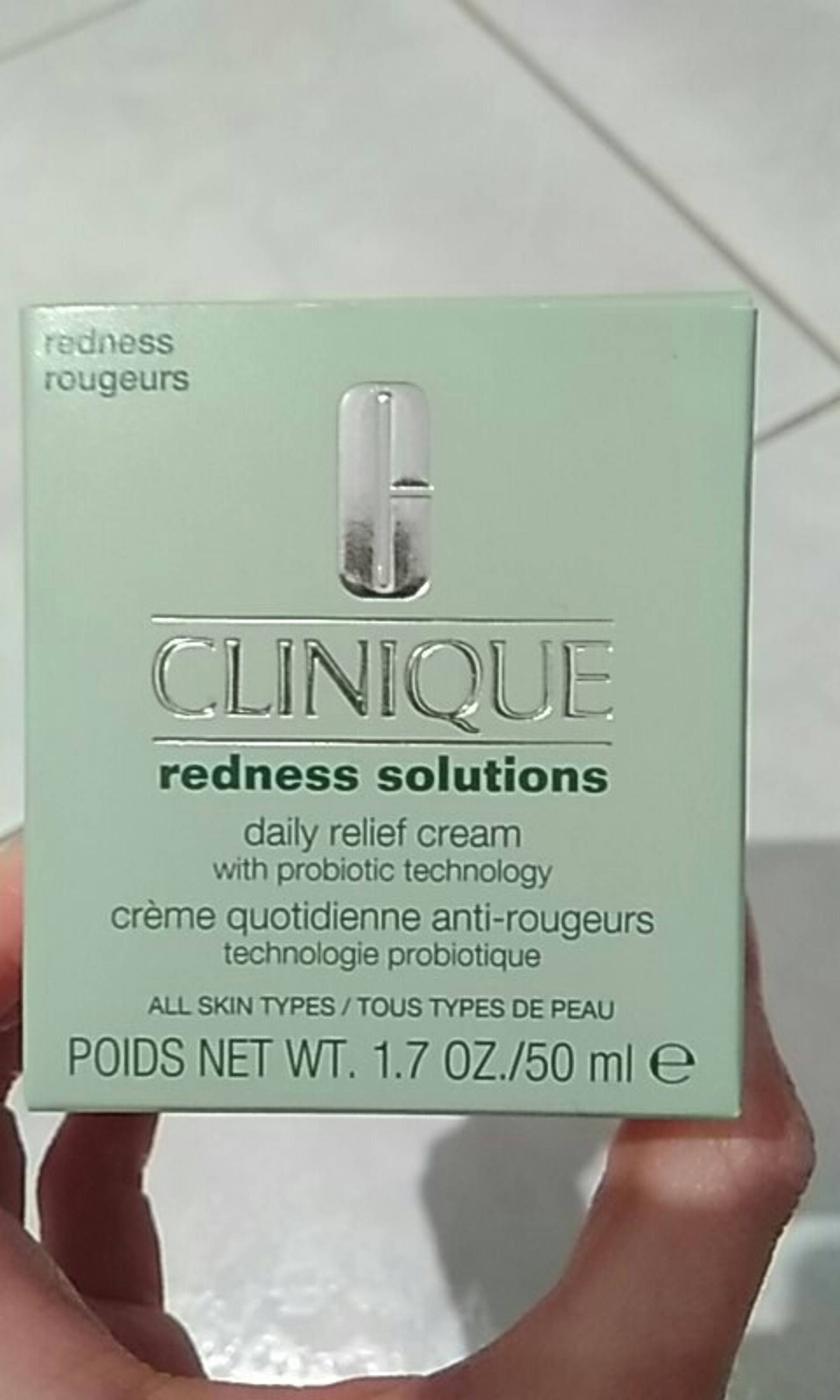 CLINIQUE - Redness solutions - Crème quotidienne anti-rougeurs