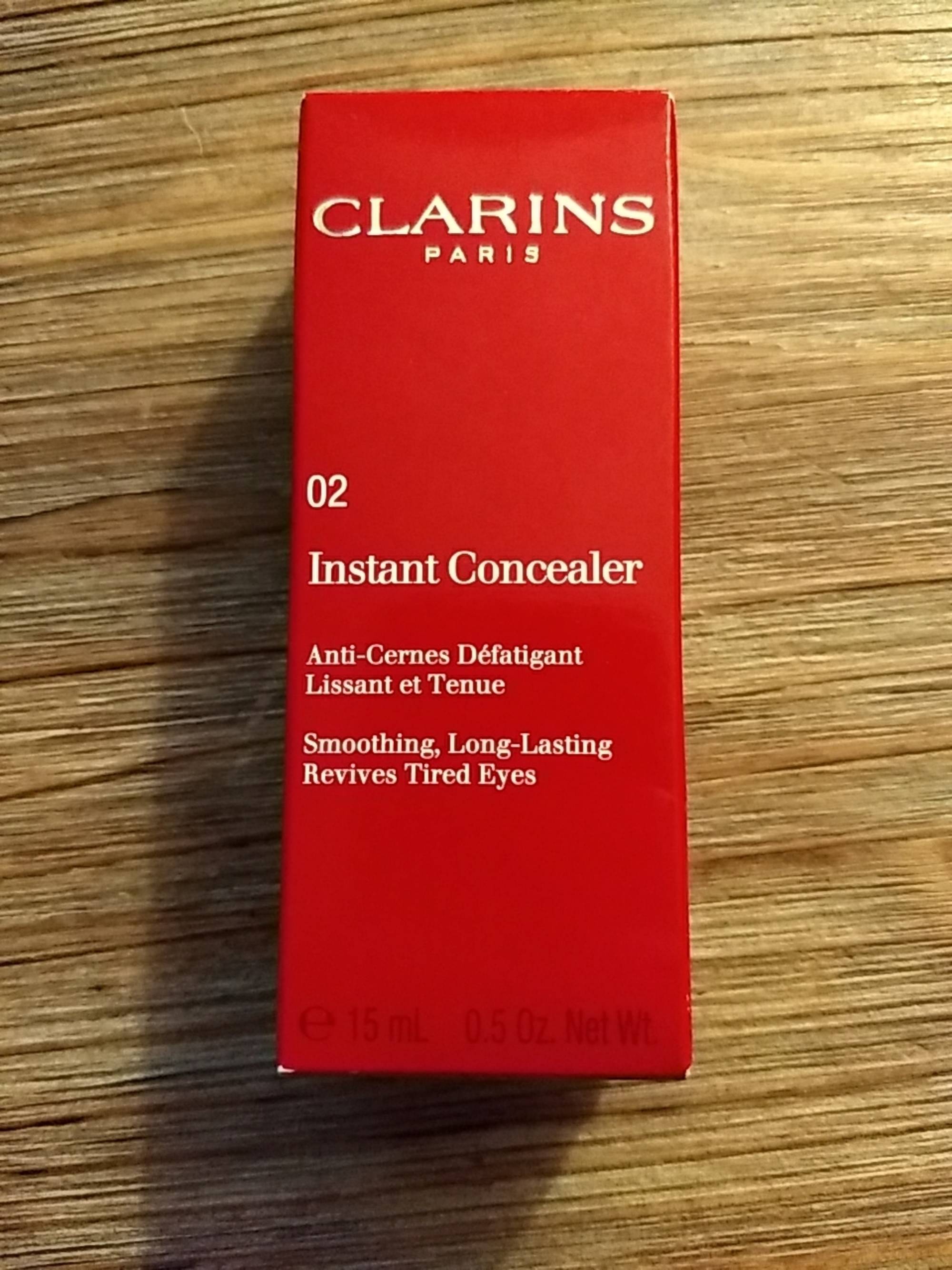CLARINS - 02 Instant concealer - Anti-cernes défatigant