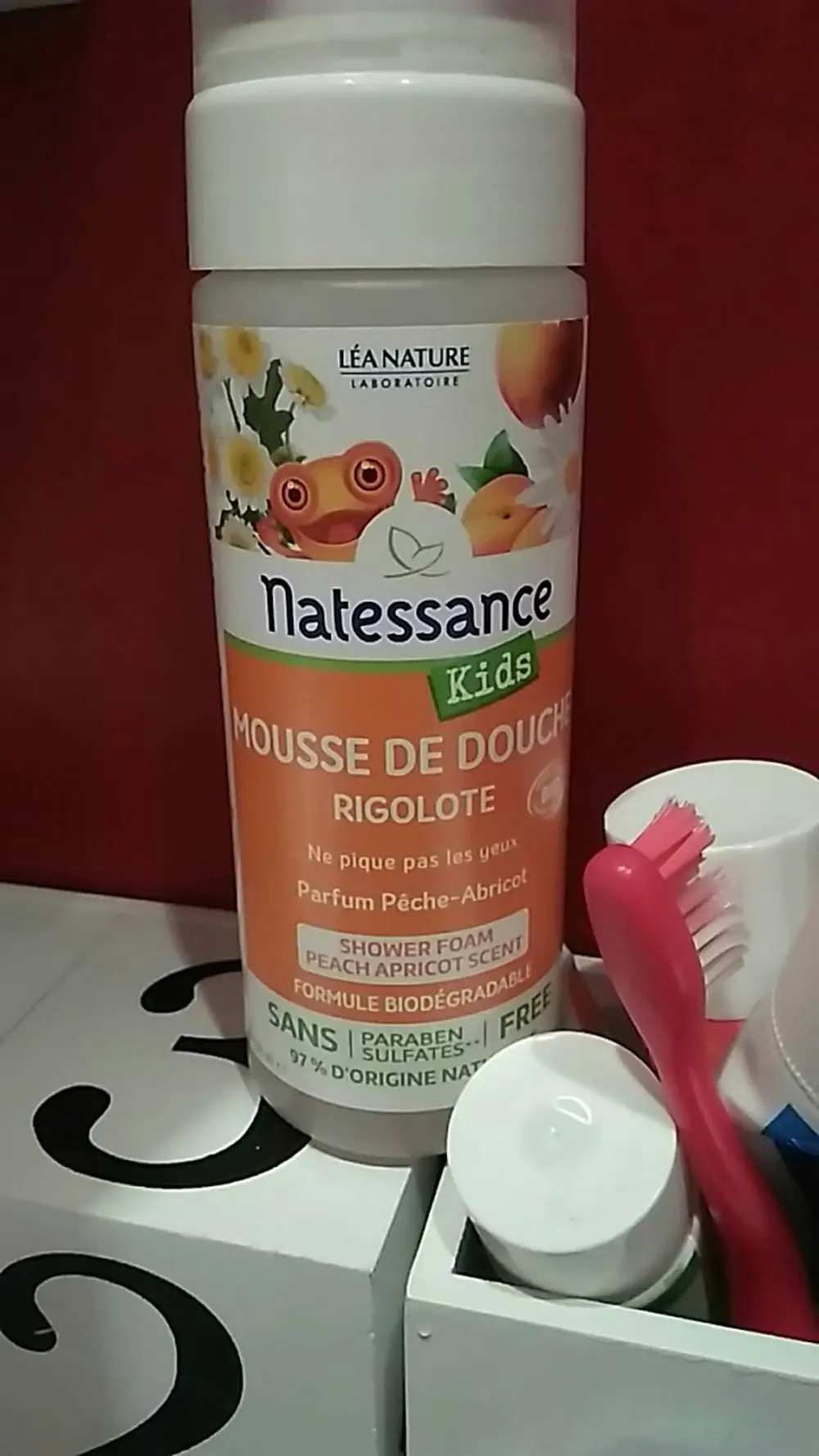 NATESSANCE - Kids - Mousse de douche rigolote