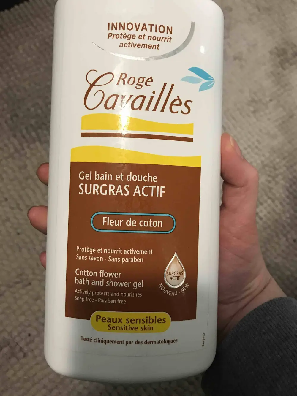 ROGÉ CAVAILLÈS - Gel bain et douche surgras actif au fleur de coton