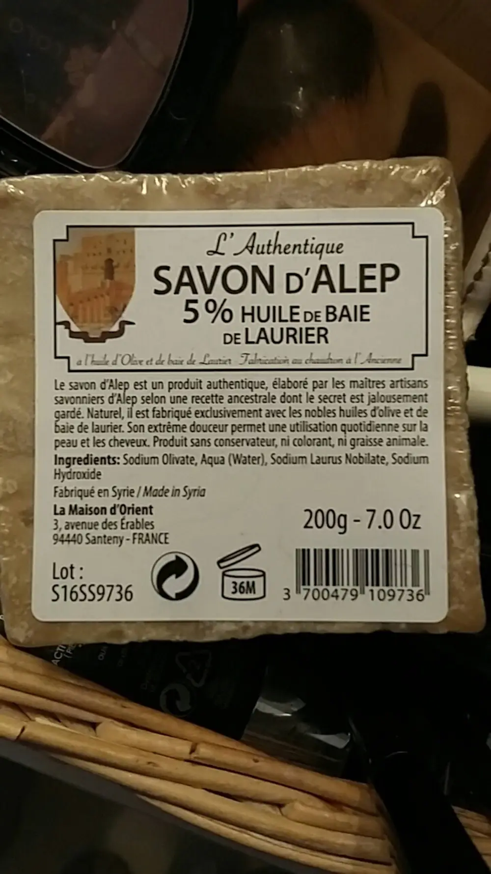 ALEPIA - L'authentique savon d'Alep