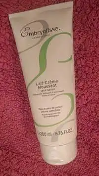 EMBRYOLISSE - Lait-crème moussant sans savon