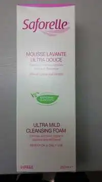 SAFORELLE - Mousse lavante ultra douce - Toilette intime et corporelle