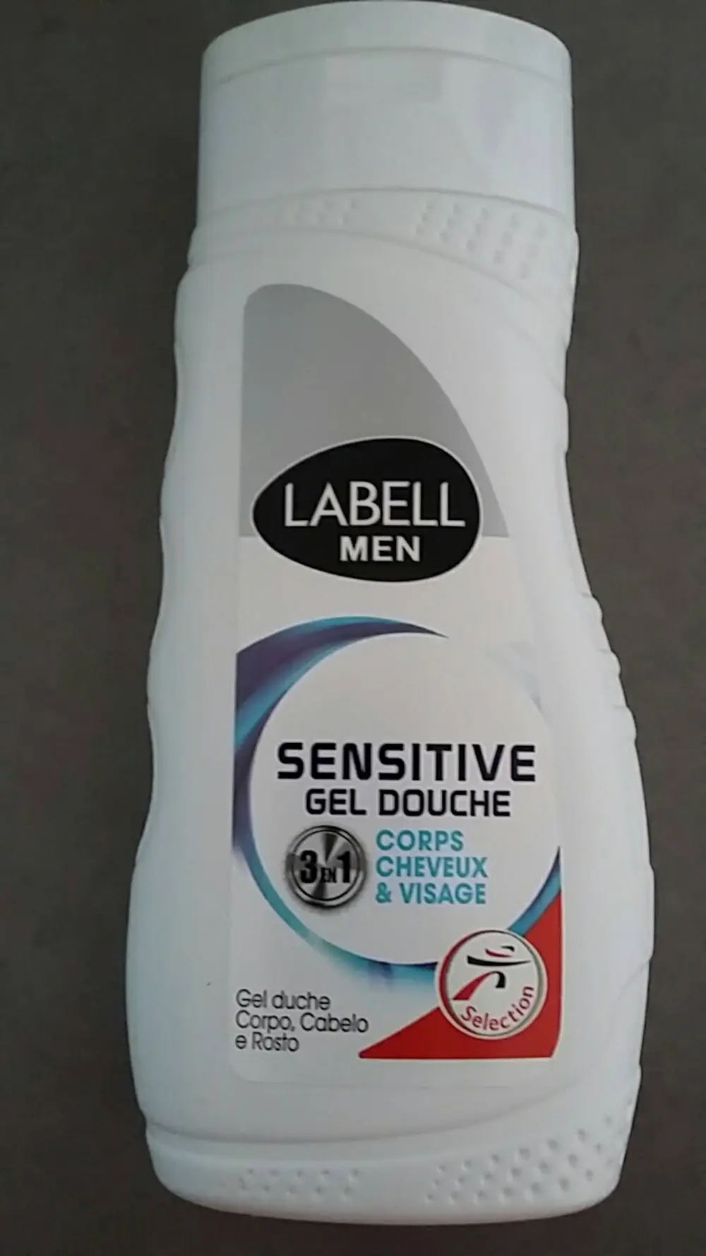 LABELL - Men sensitive - Gel douche 3 en 1