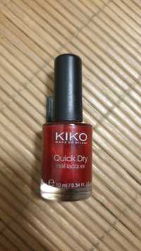 KIKO MILANO - Quick dry - Nail lacquer