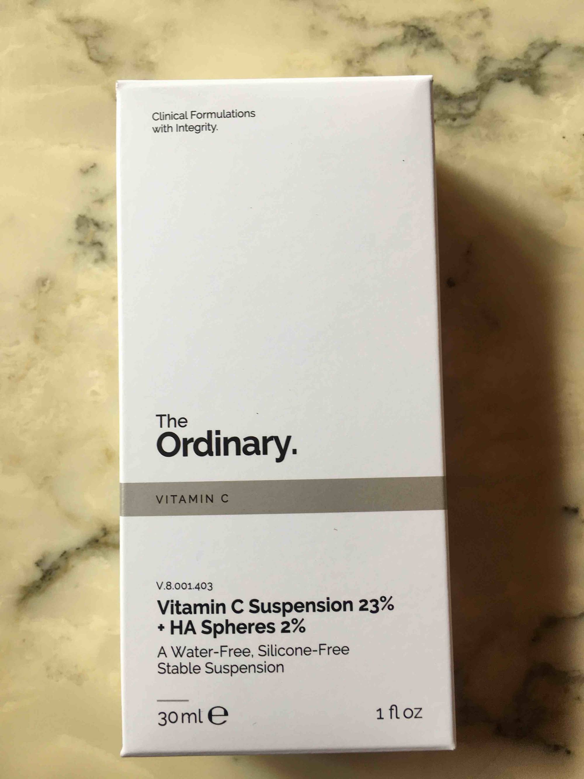 THE ORDINARY - Suspension de Vitamine C 23% + HA spheres 2%