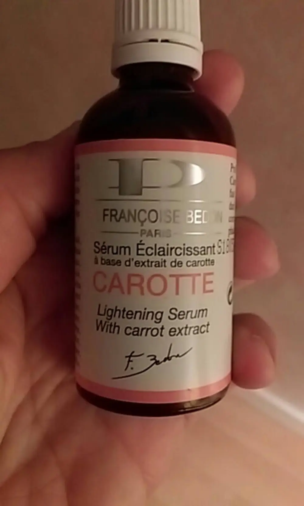 FRANÇOISE BEDON PARIS - Sérum éclaircissant à base d'extrait de carotte