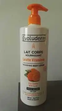 EVOLUDERM - Lait corps nourrissant à la carotte