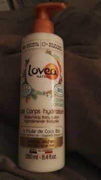 LOVEA - Lait corps hydratant à l'huile de coco bio