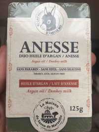 LA MAISON DU SAVON DE MARSEILLE - Anesse - Duo huile d'argan et lait d'anesse