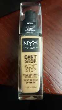 NYX - Can't stop won't stop - Fond de teint couvrant 24hr