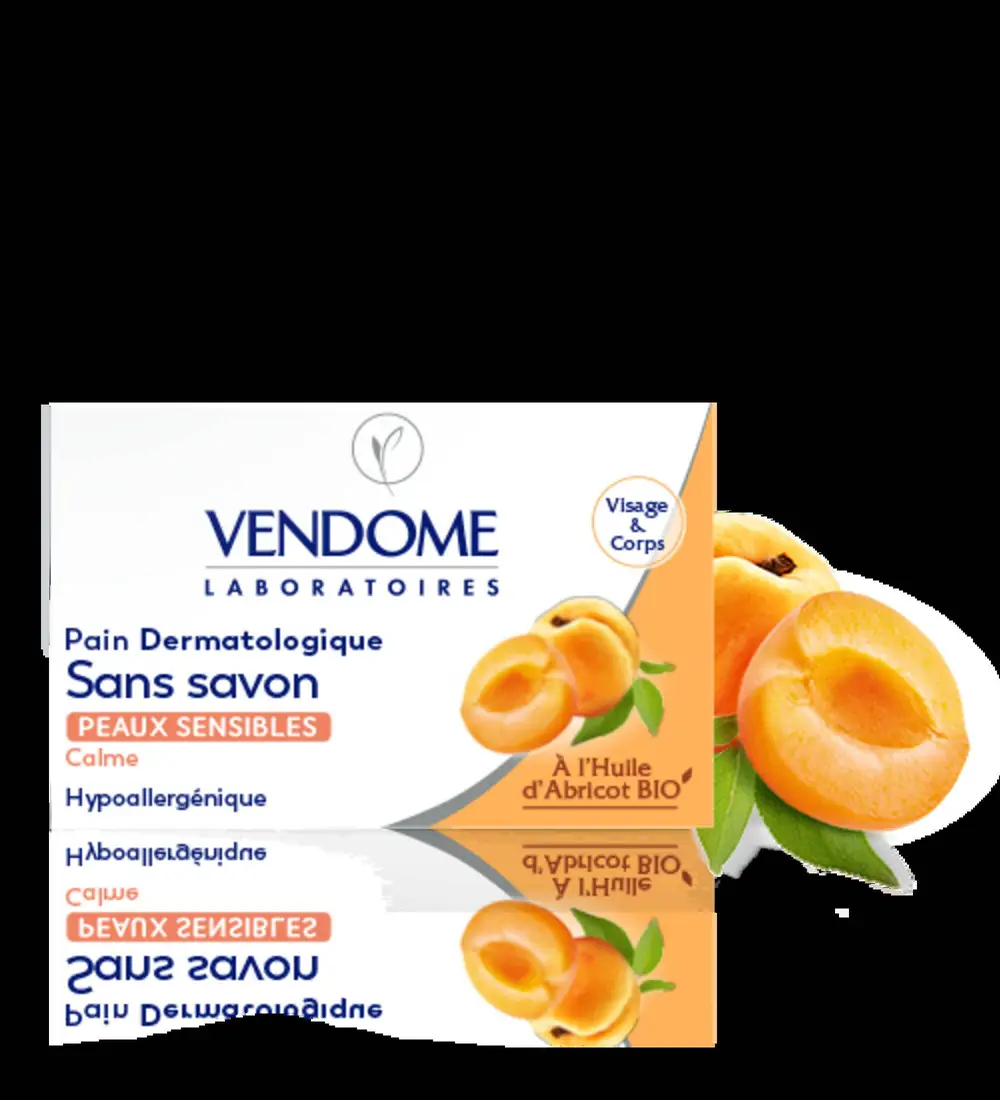 VENDOME - Pain dermatologique sans savon