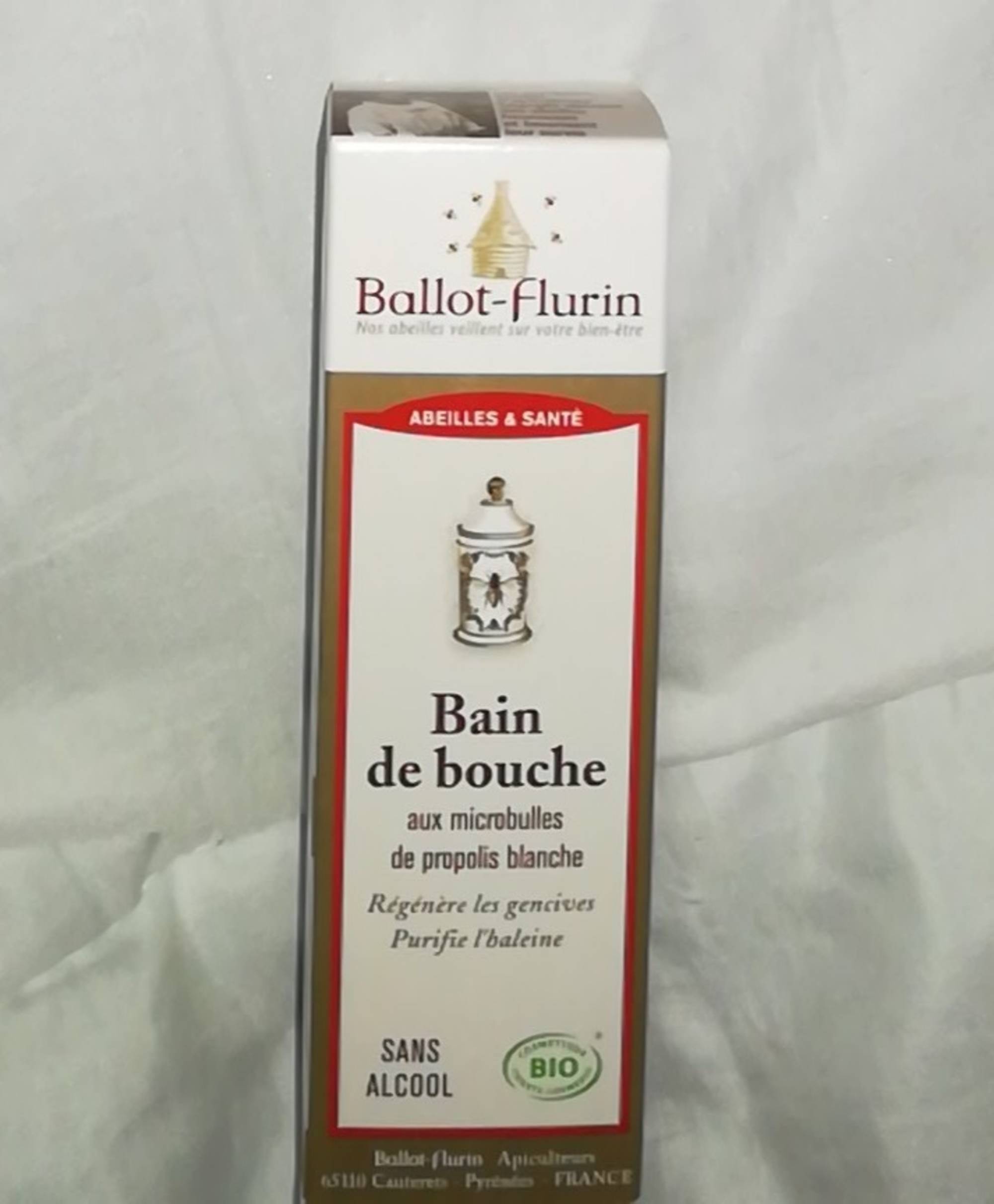 Ballot-Flurin - Bain de Bouche à la Propolis Blanche Bio