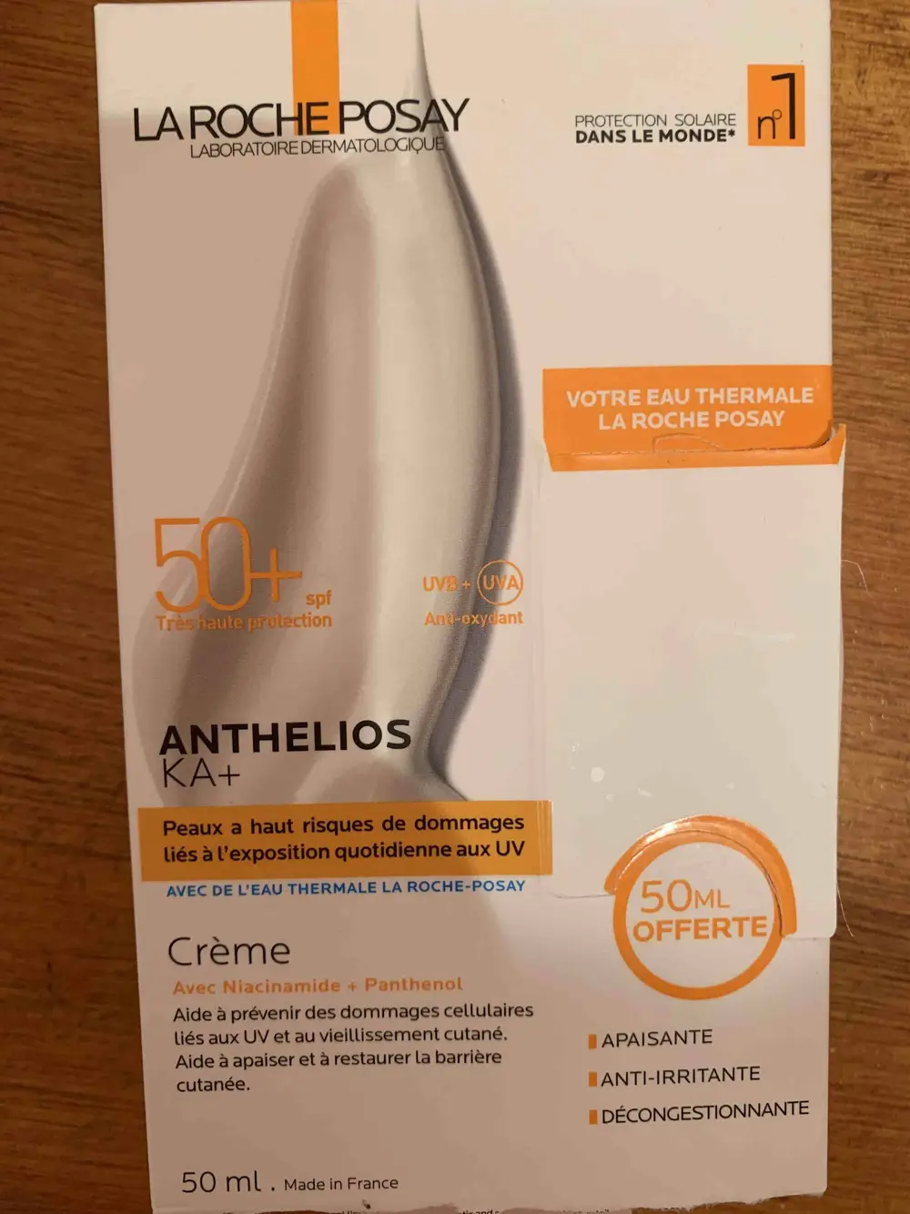 LA ROCHE-POSAY - Anthelios KA+ - Crème SPF 50+