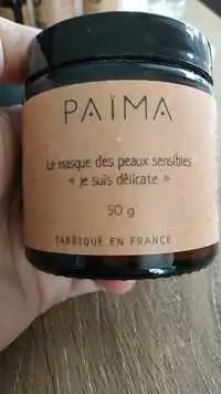 PAÏMA - Le masque des peaux sensibles