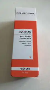 DERMACEUTIC - C25 cream - Antioxidant concentrate