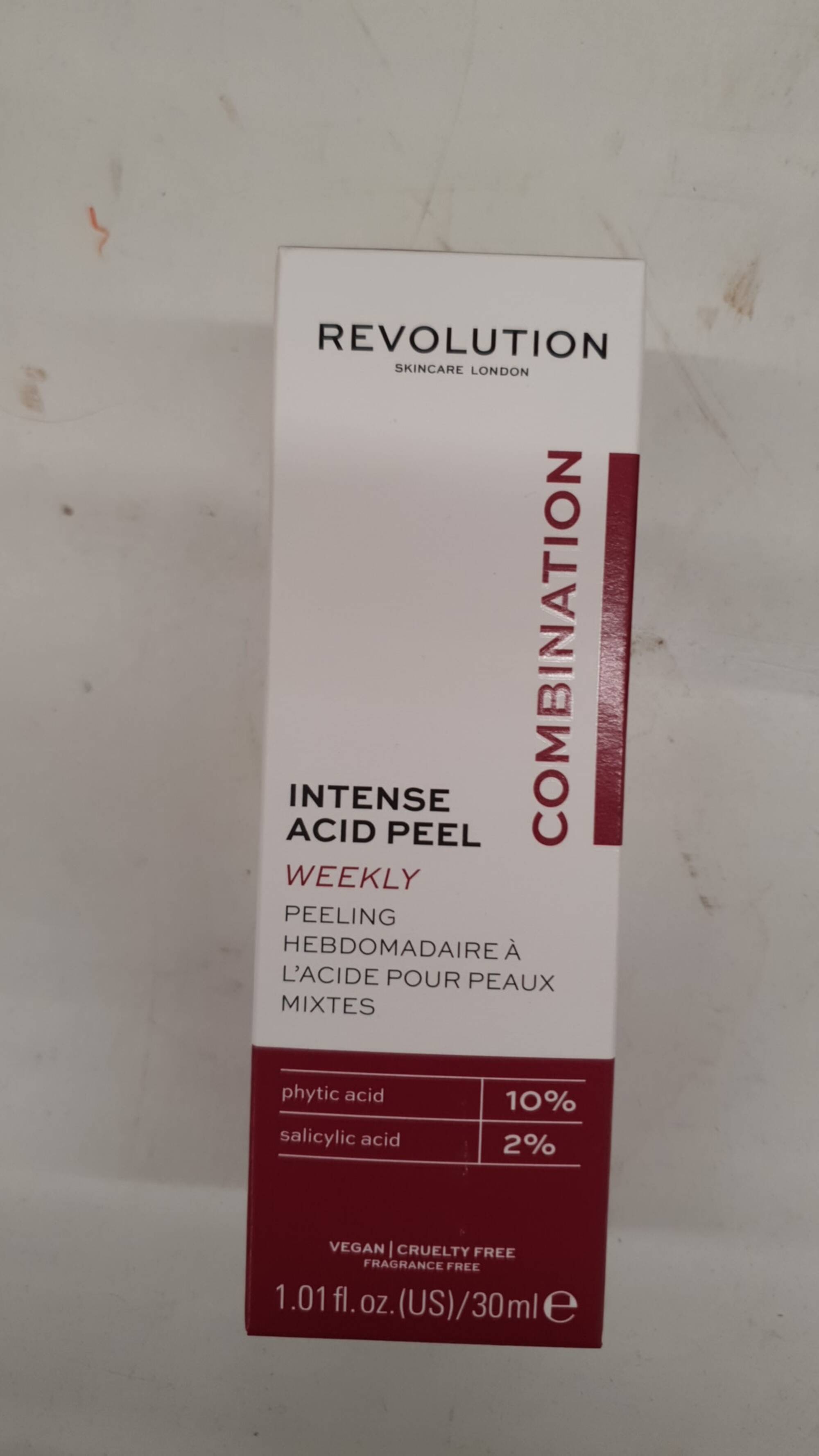 REVOLUTION - Peeling hebdomadaire à l'acide pour peaux mixtes