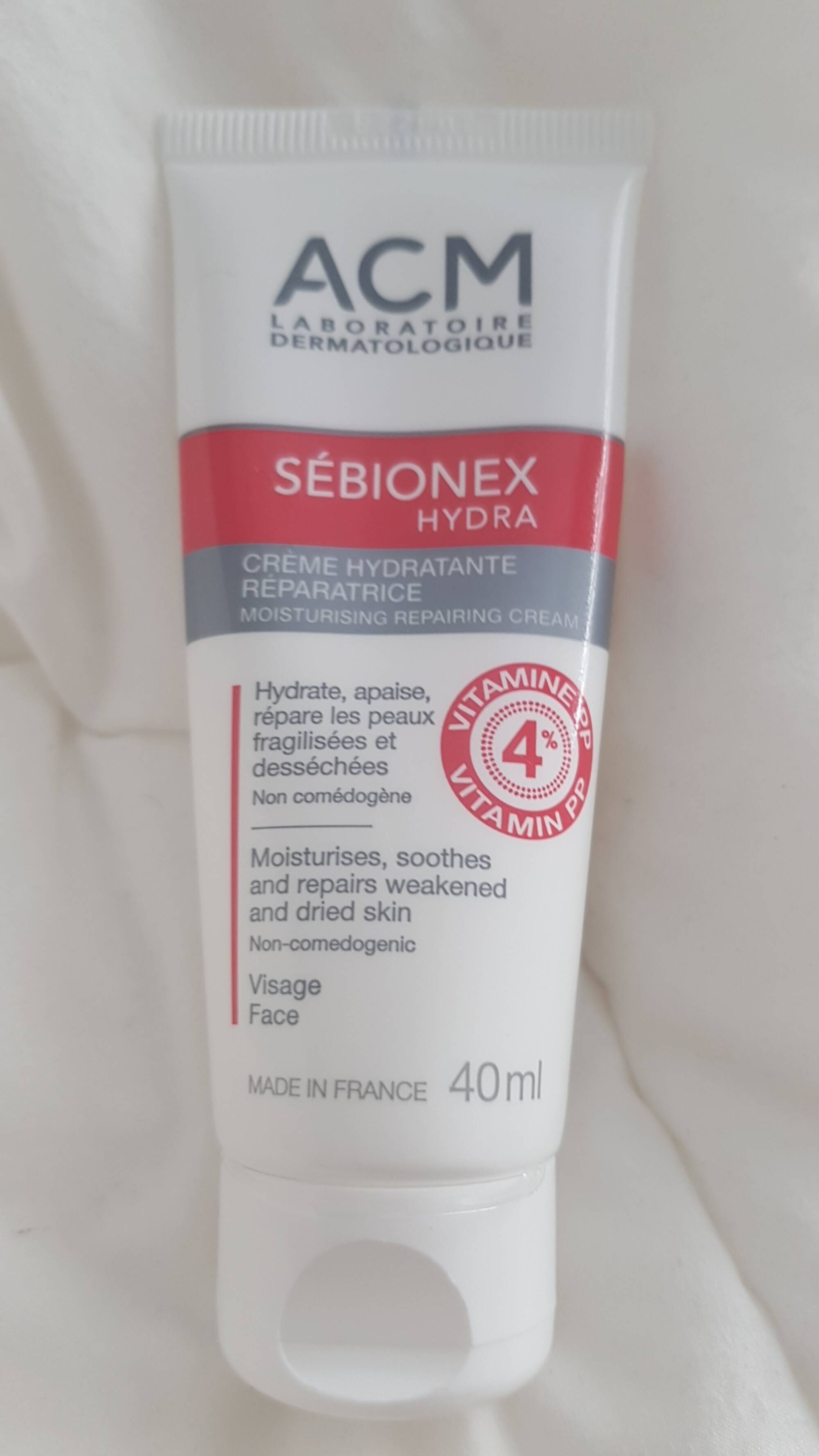 ACM - Sébionex hydra - Crème hydratante reparatrice