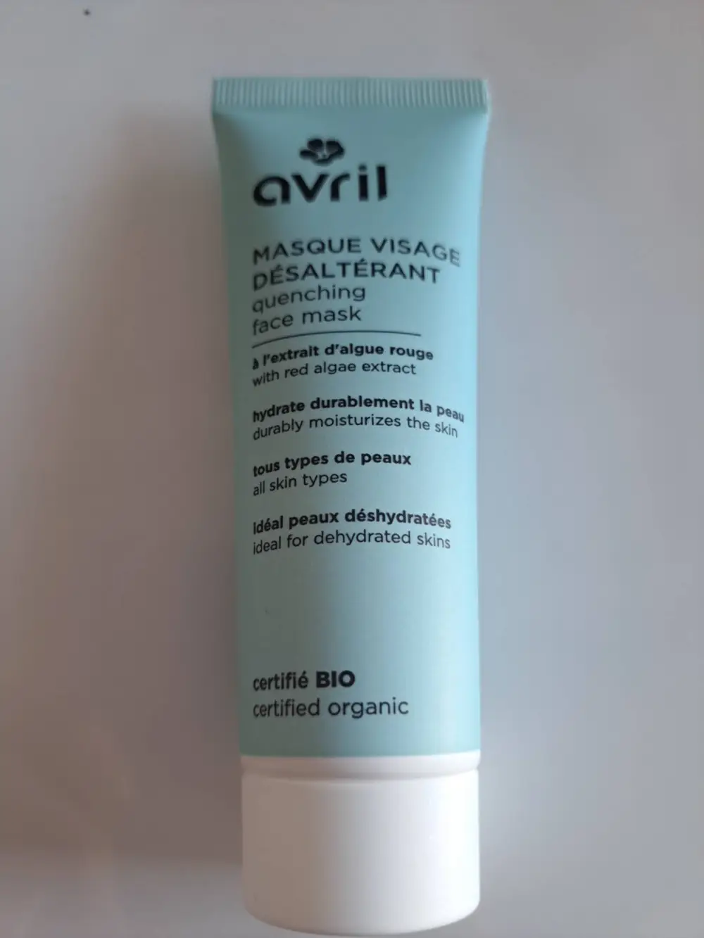 AVRIL - Masque visage désaltérant 