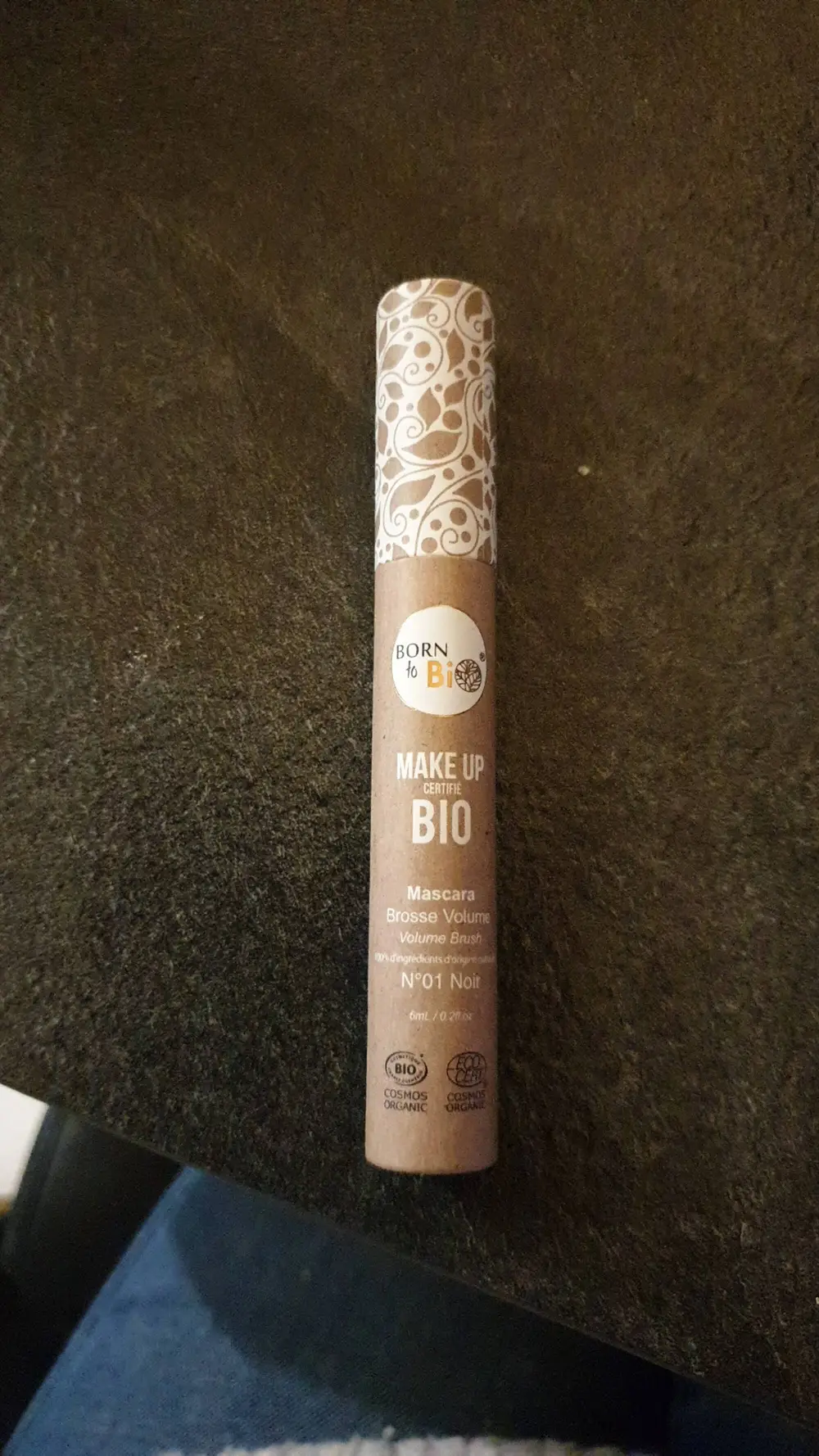 BORN TO BIO - Mascara brosse volume bio n°1 noir