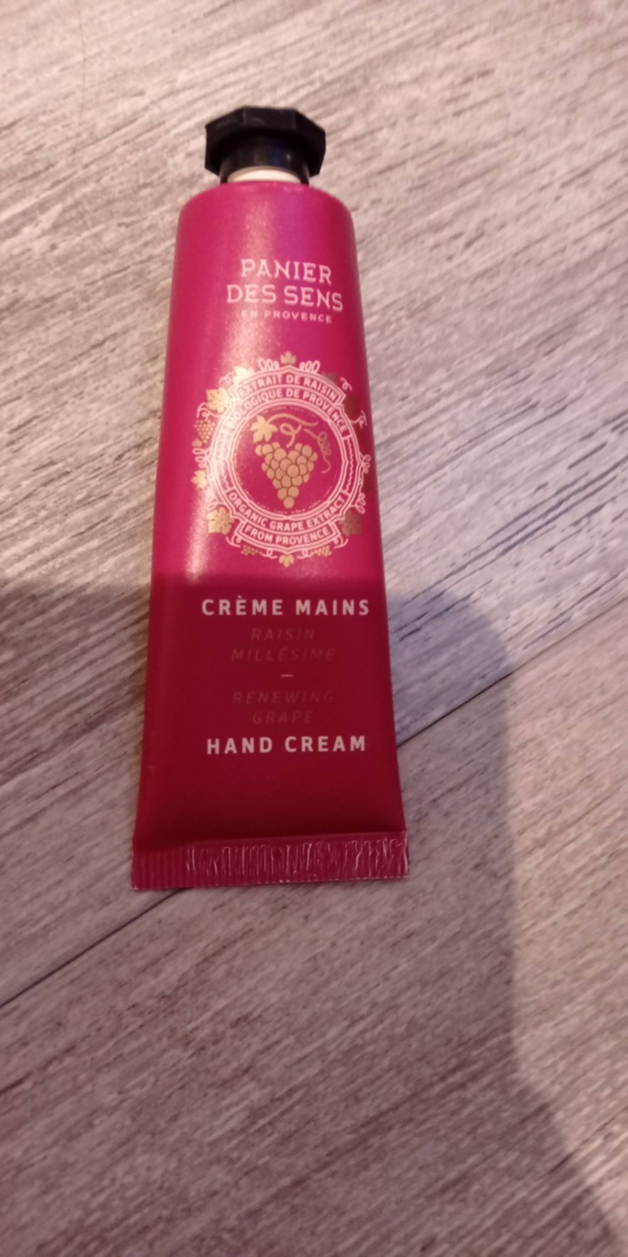 PANIER DES SENS - Raisin millésime - Crème mains