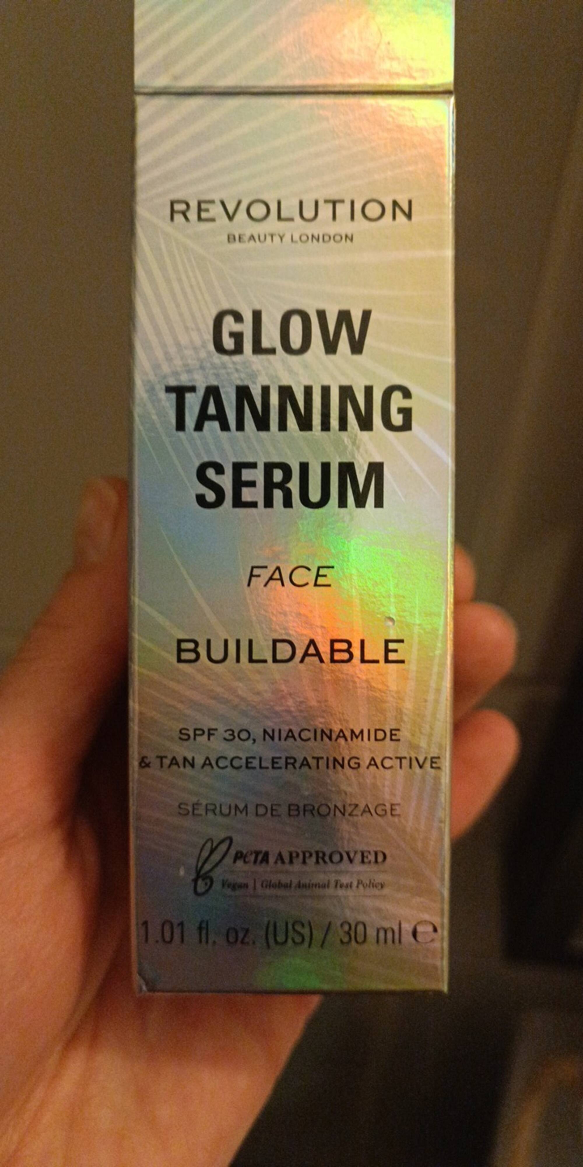 REVOLUTION - Glow tanning serum SPF 30