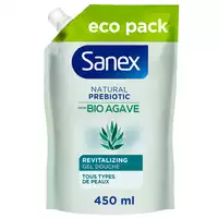 SANEX - Sanex Gel Douche Recharge à L'Agave Bio Tous Types de Peaux Natural Prebiotic SANEX