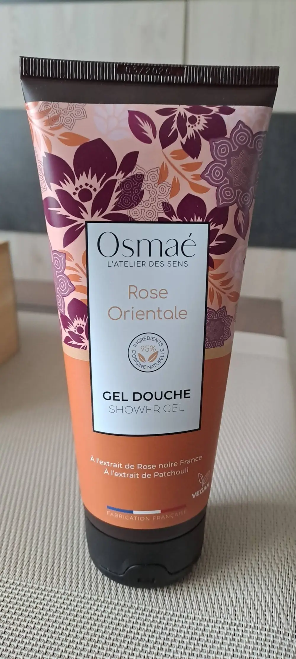 OSMAE - Rose orientale - Gel douche