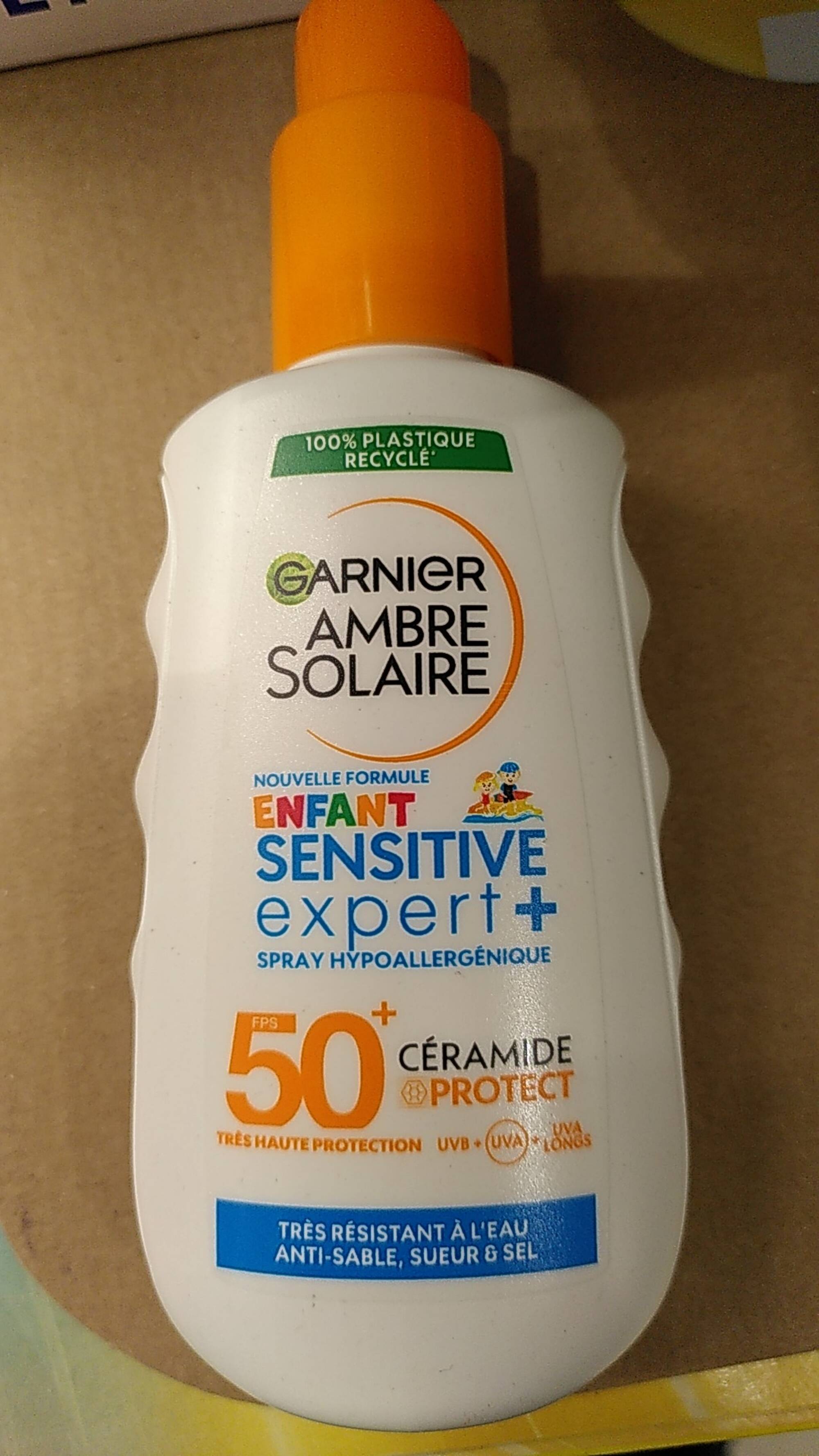 GARNIER - Ambre solaire enfant - Spray sensitive SPF 50+