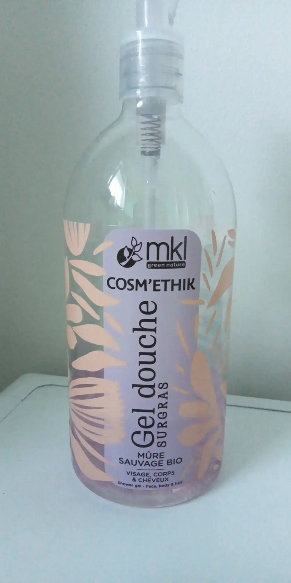 MKL GREEN NATURE - Cosm'ethik - Gel douche surgras mûre sauvage bio