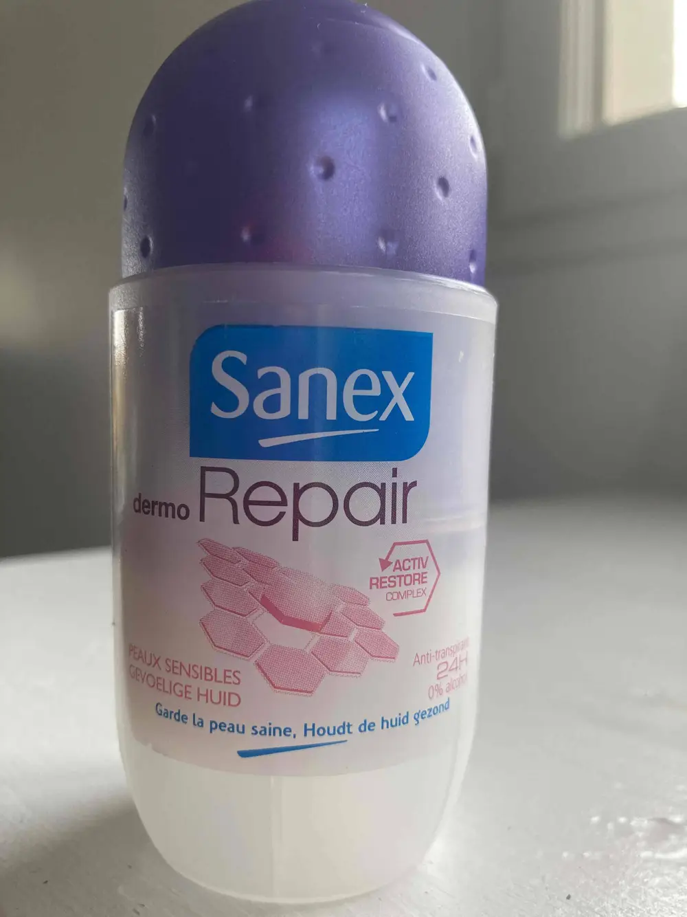 SANEX - Dermo repair - Anti-transpirant 24h peaux sensibles