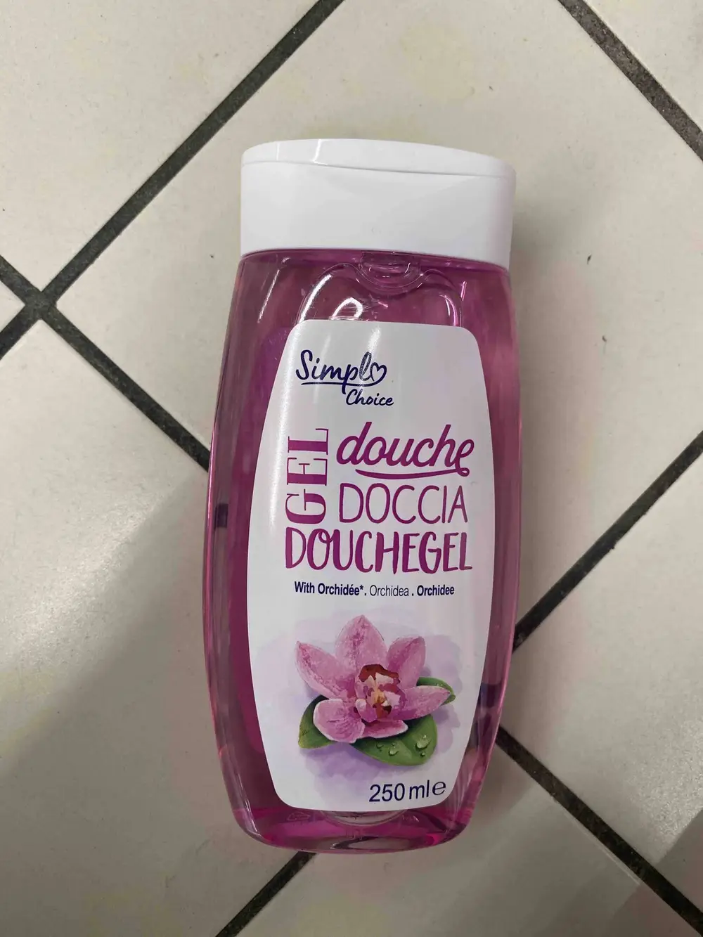 SIMPLY CHOICE - Gel douche with orchidée 