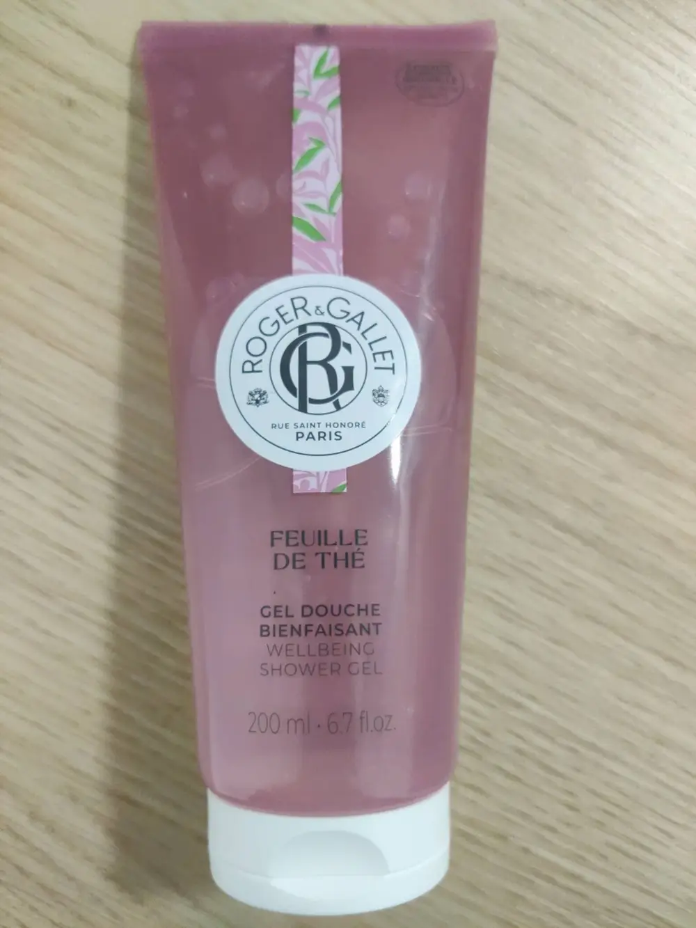 ROGER & GALLET - Feuille de thé - Gel douche bienfaisant 