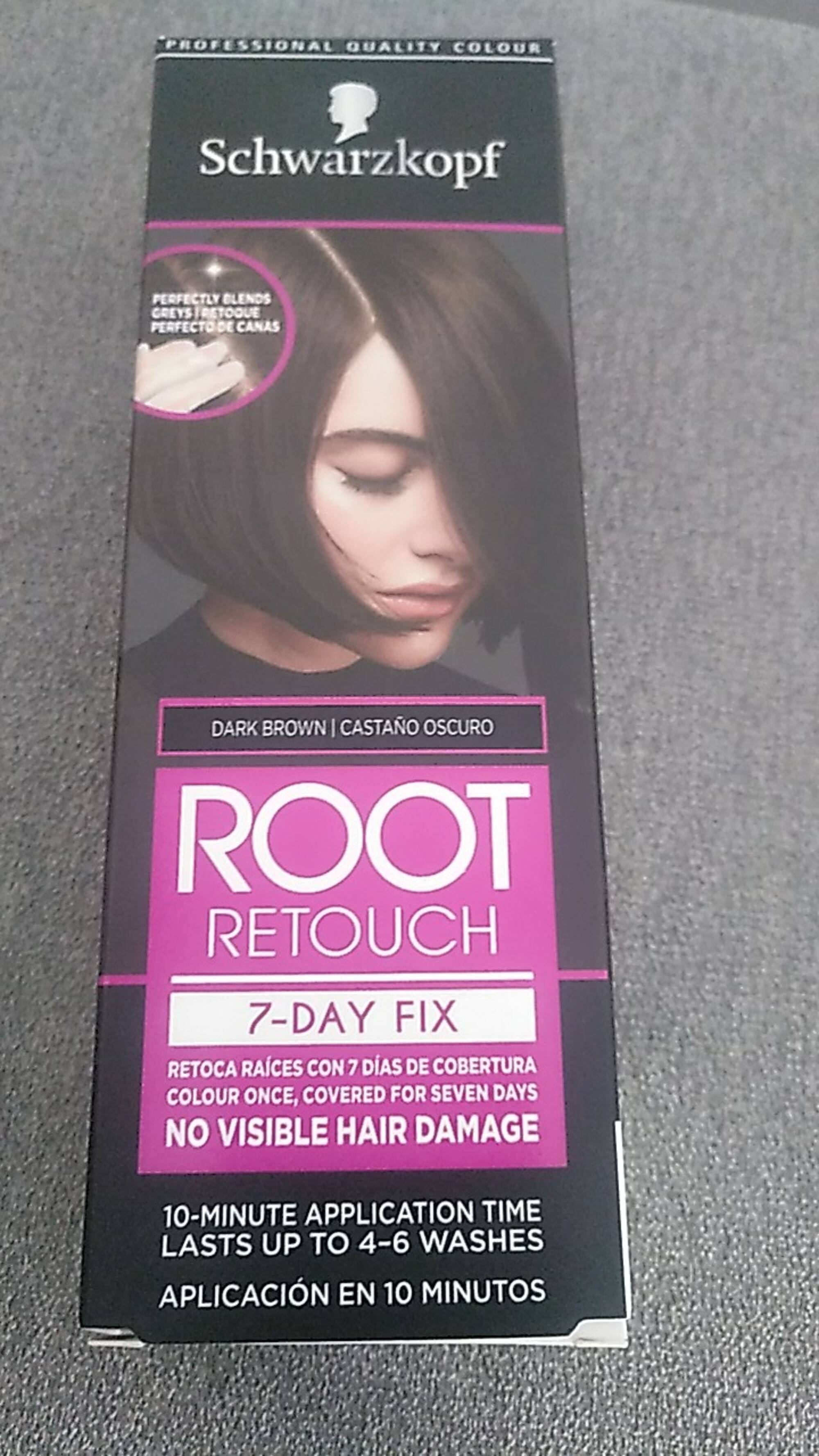 SCHWARZKOPF - Root retouch-dark brown- no visible hair damage