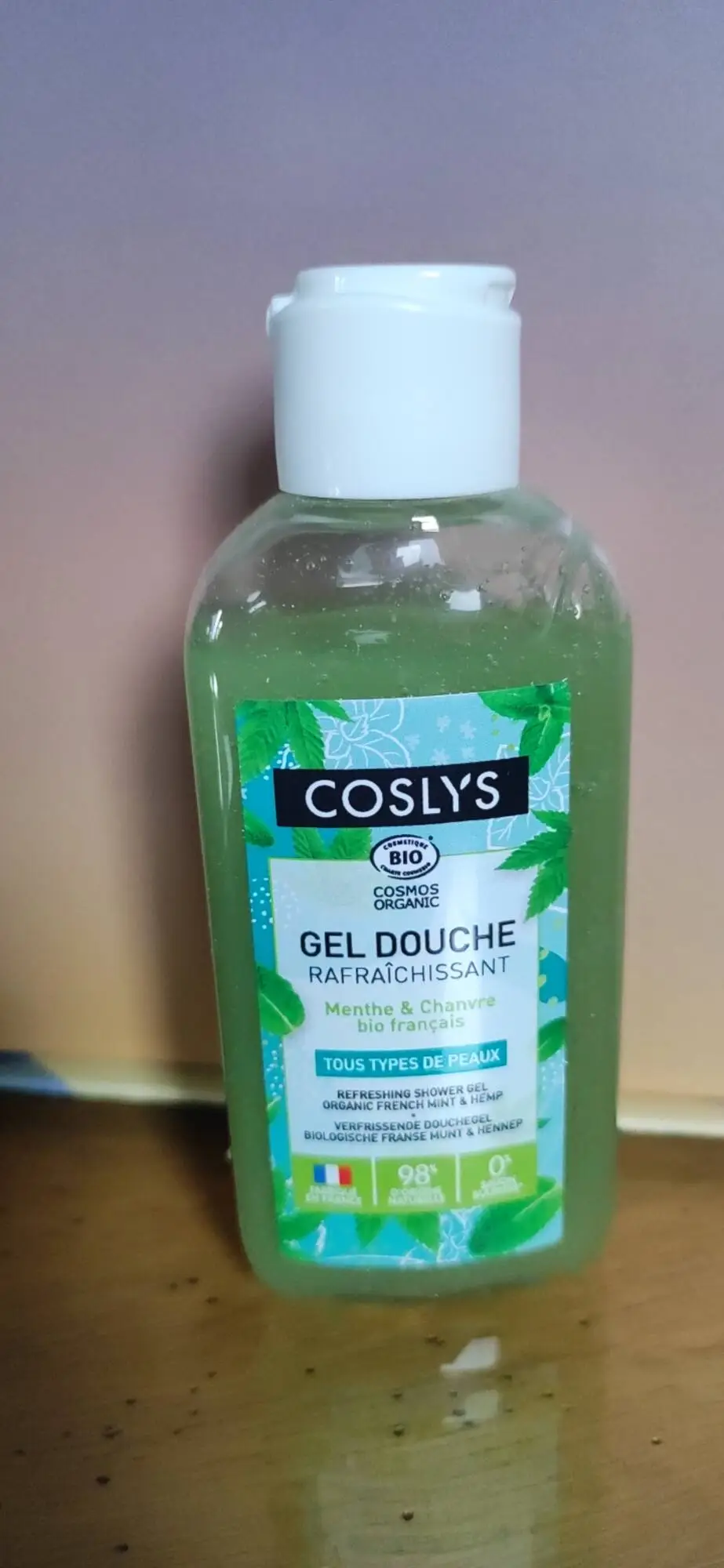 COSLYS - Gel douche rafraîchissant bio