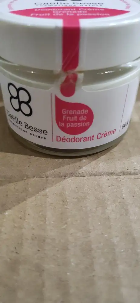 GAËLLE BESSE - Grenade fruit de la passion - Déodorant crème