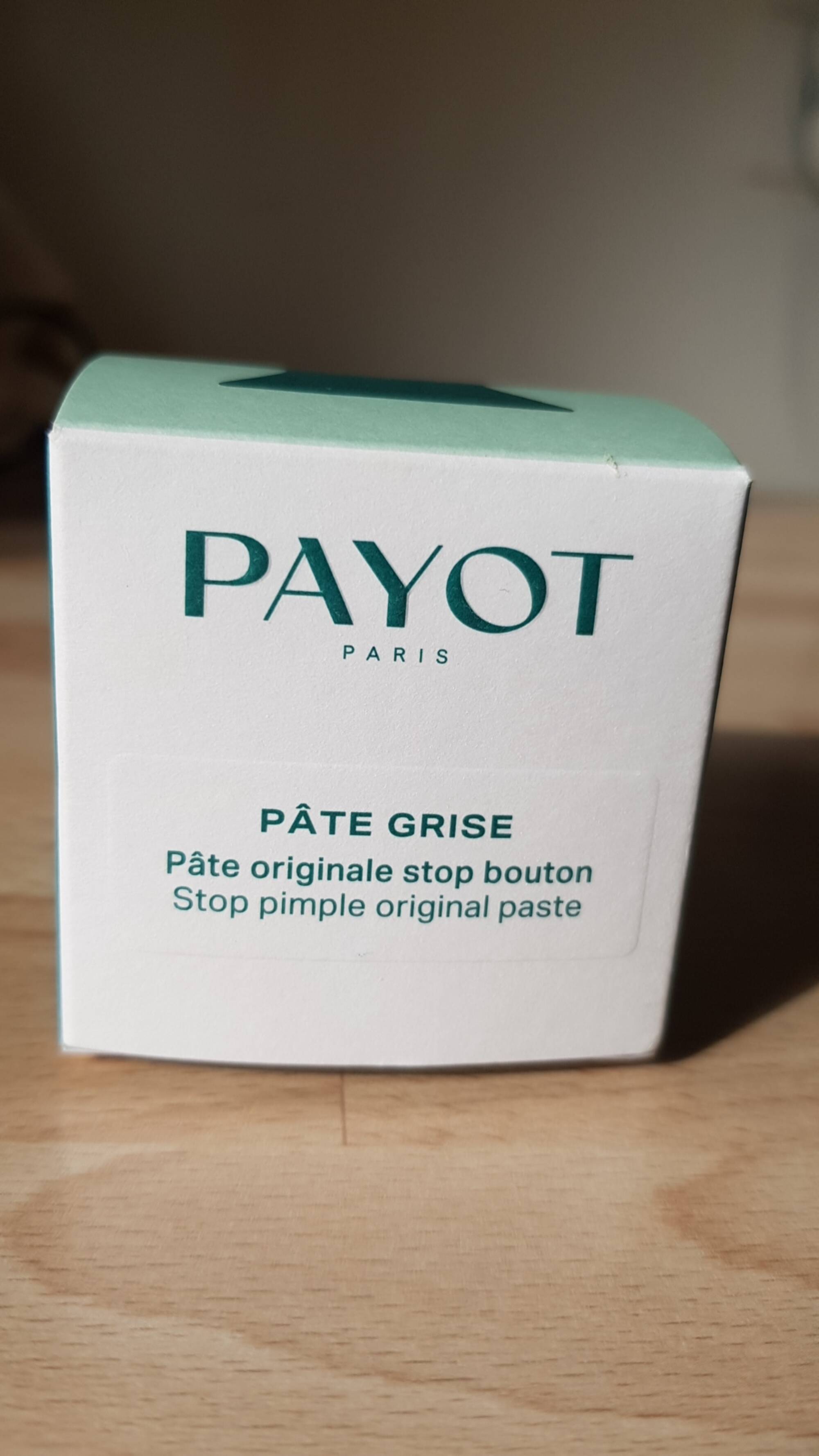 PAYOT - Pâte grise - Pâte originale stop bouton