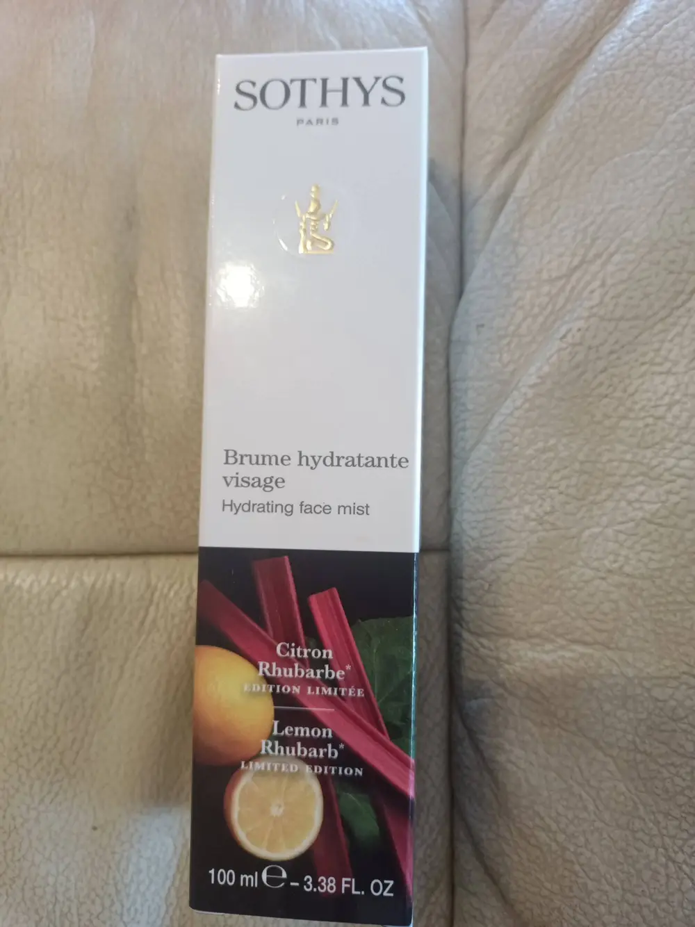 SOTHYS - Brume hydratante visage citron rhubarbe